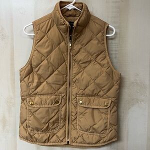 J.Crew Tan Puffer Vest
